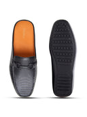 Enea Slip On's Leather Mules Black