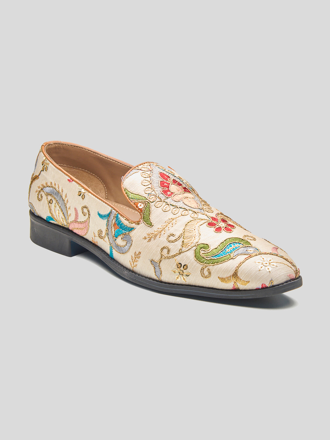 Genoa Ethnic Slip Ons Multicolor