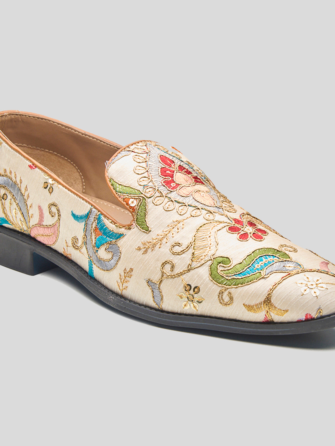 Genoa Ethnic Slip Ons Multicolor