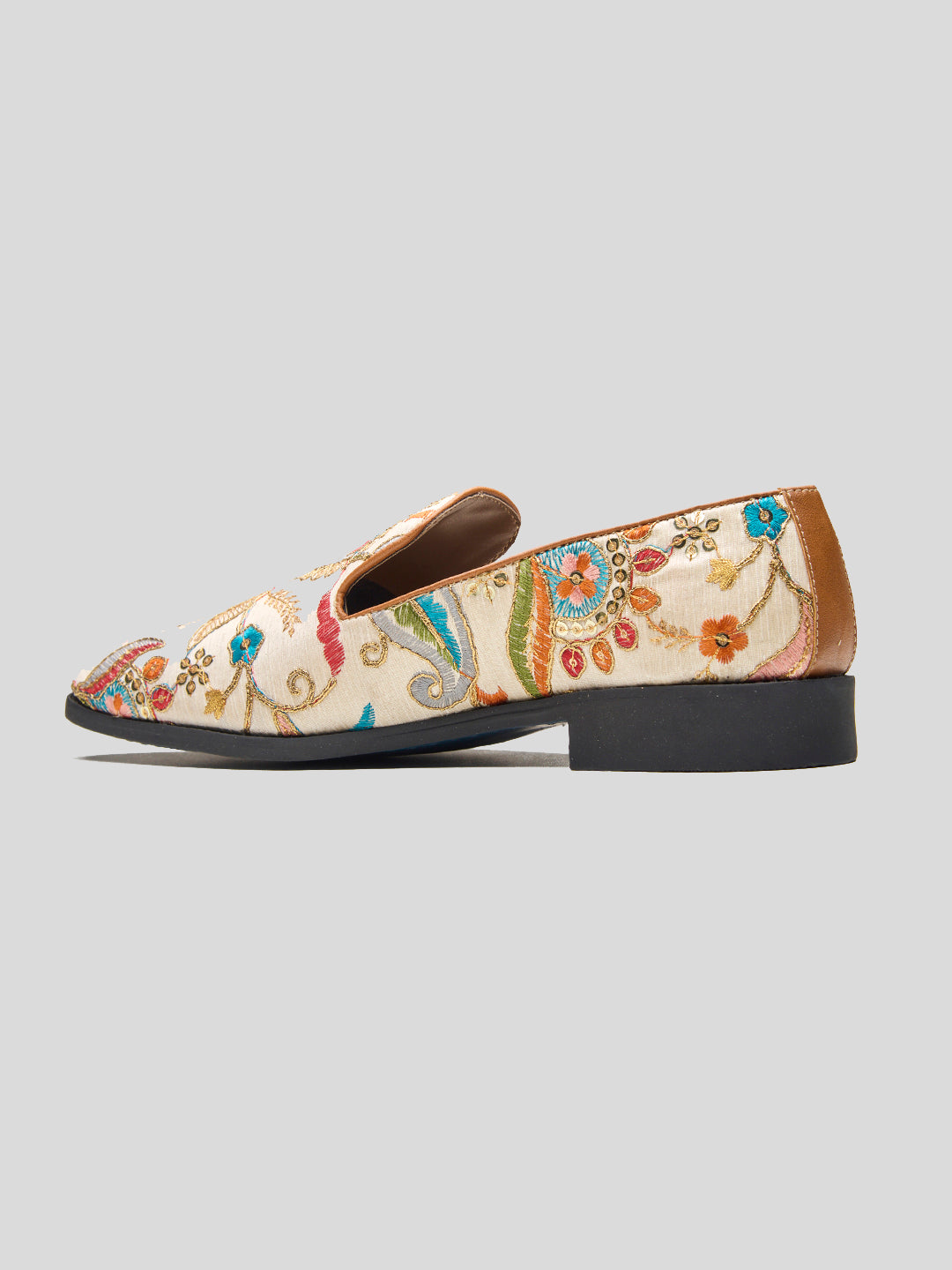 Genoa Ethnic Slip Ons Multicolor