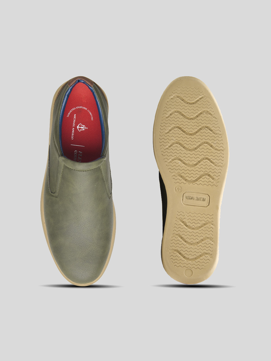Catania Casuals Shoes Olive
