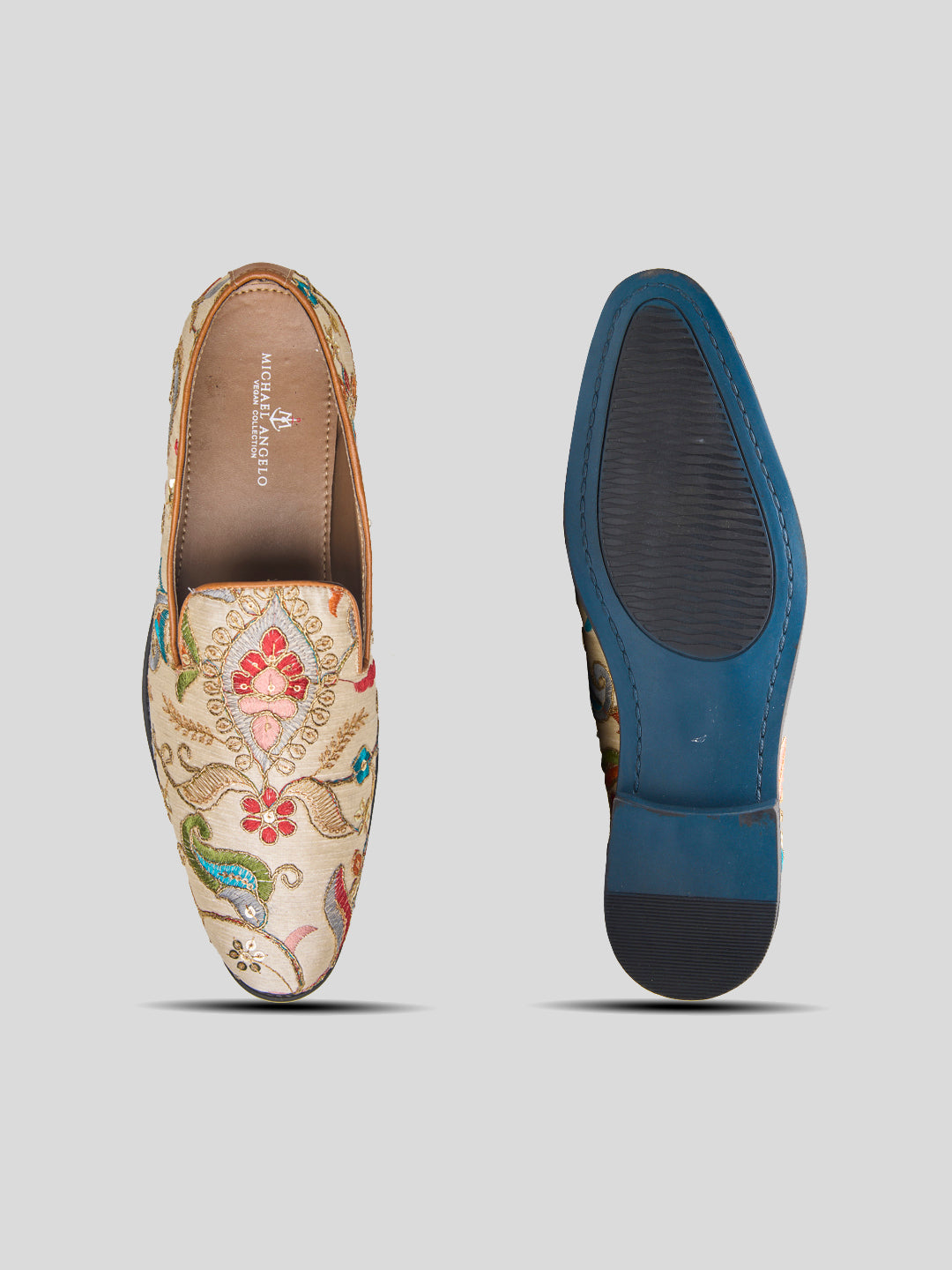 Genoa Ethnic Slip Ons Multicolor
