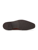 Emilio Leather Derby Shoes Tan