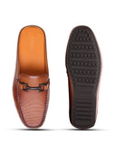 Enea Slip On's Leather Mules Tan