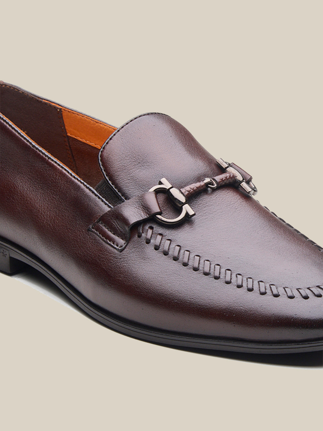 Fausto Leather  formals Shoes Brown