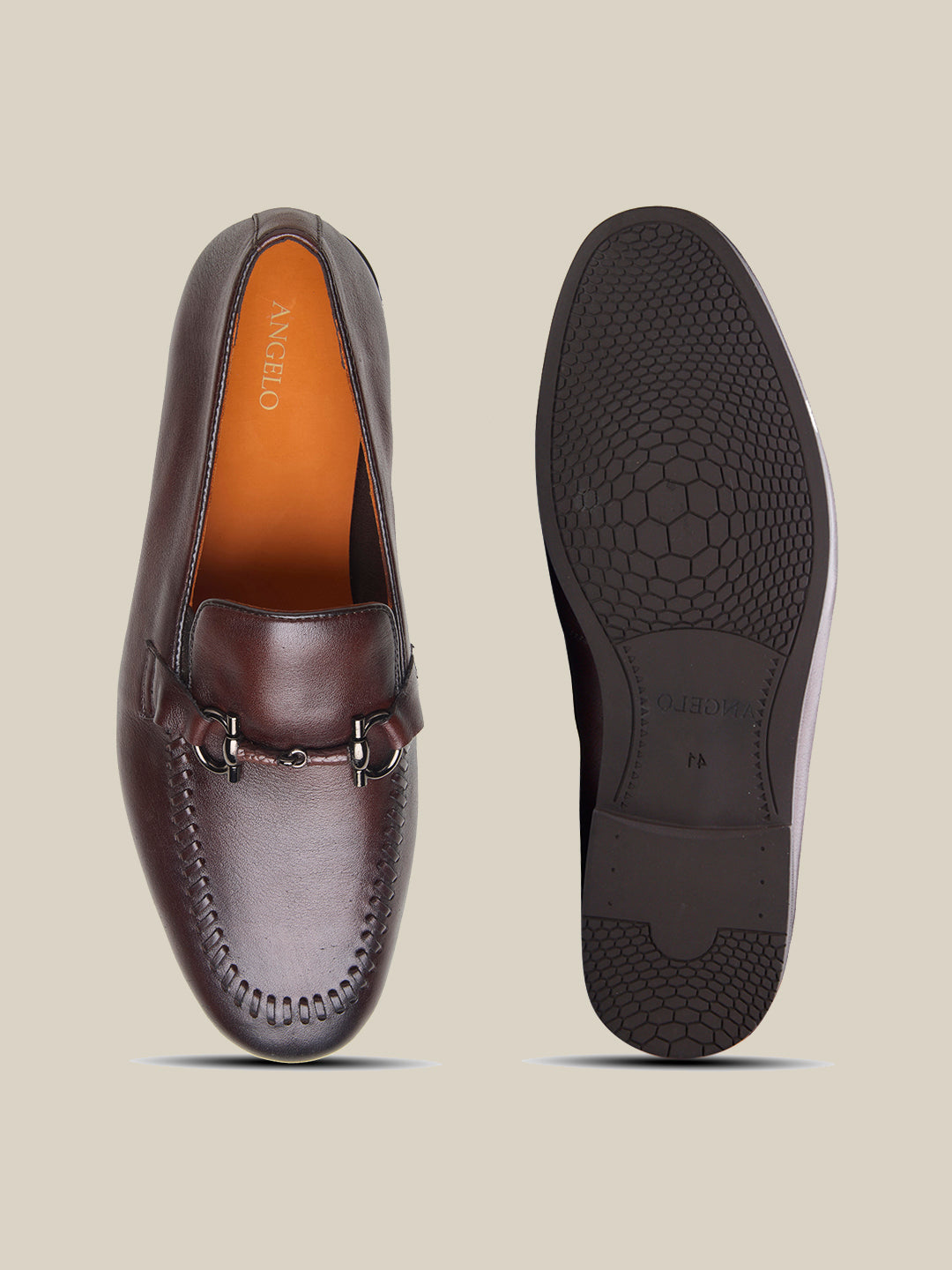 Fausto Leather  formals Shoes Brown