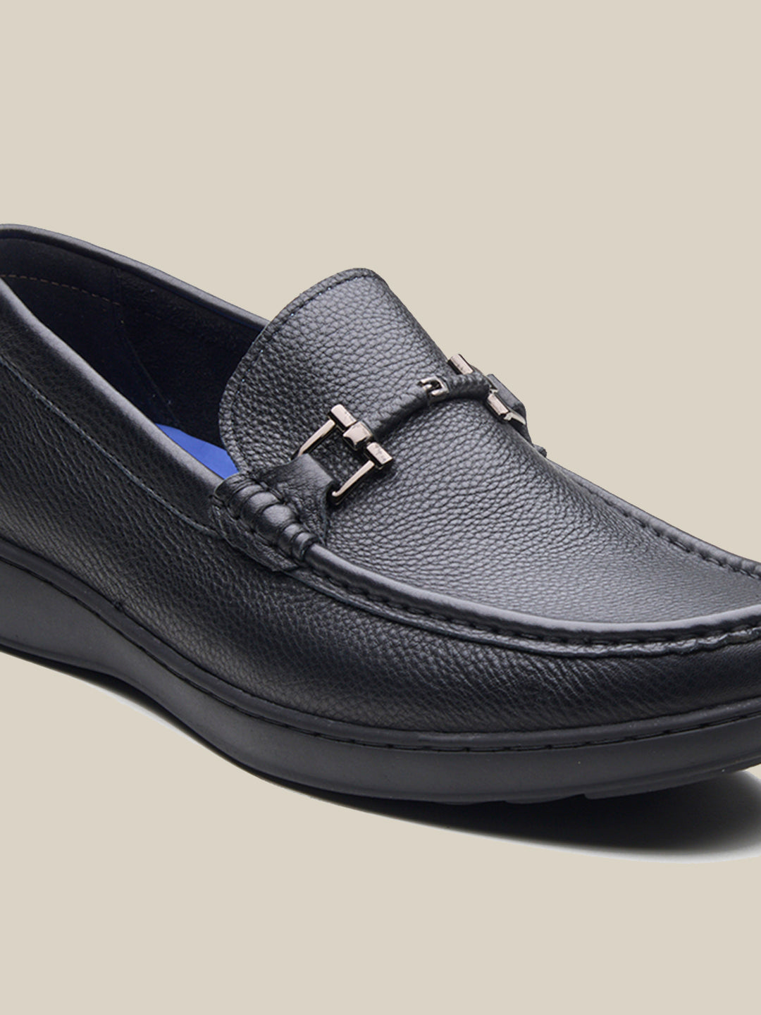 Alfonso Leather Comfort Shoes Black