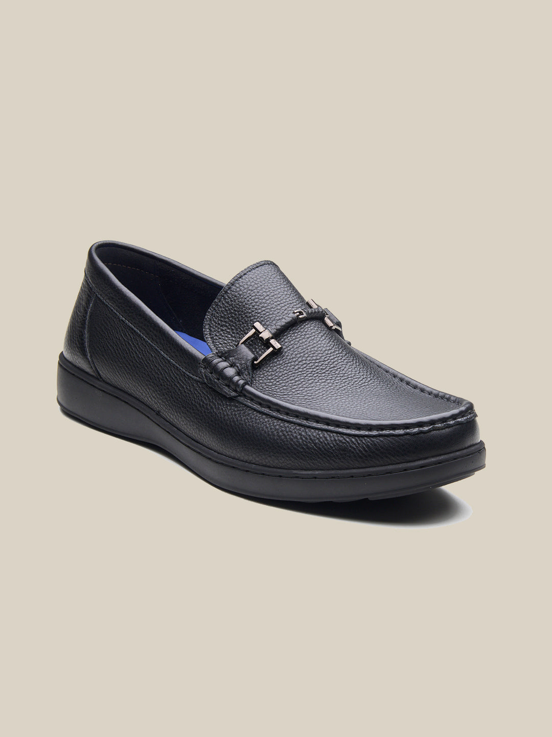 Alfonso Leather Comfort Shoes Black