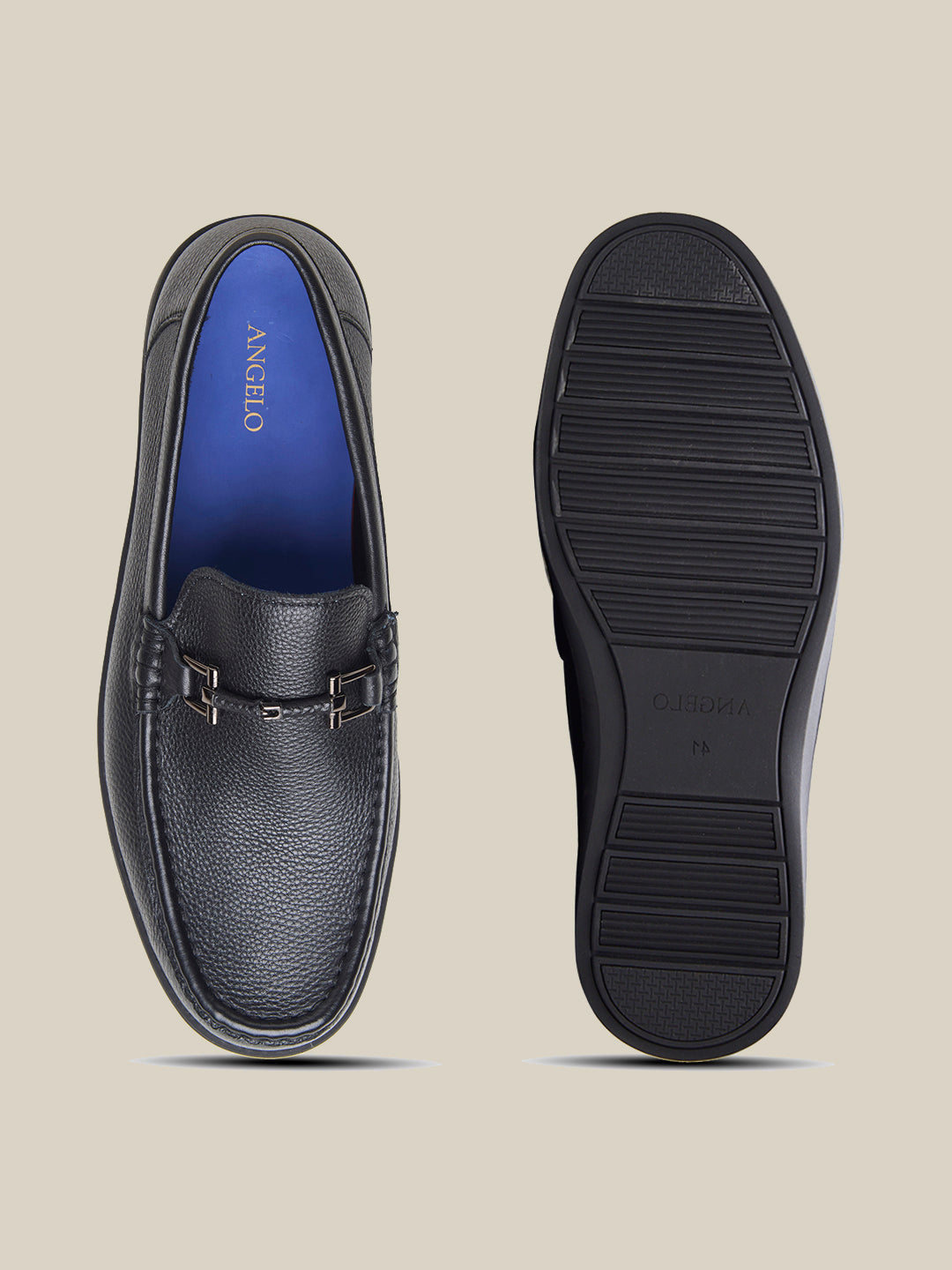 Alfonso Leather Comfort Shoes Black