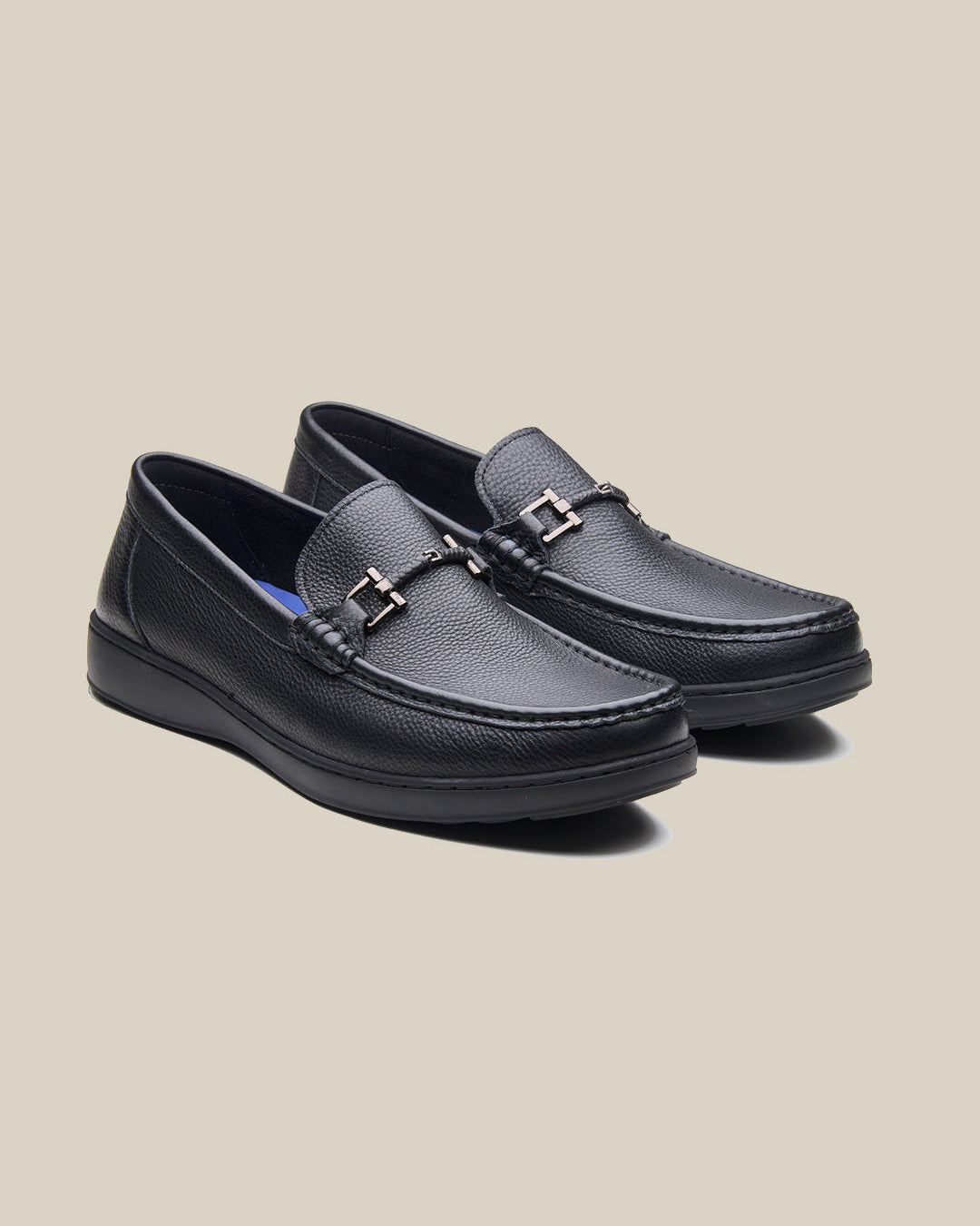 Alfonso Leather Comfort Shoes Black