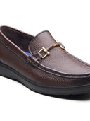 Alfonso Leather Comfort Shoes Brown