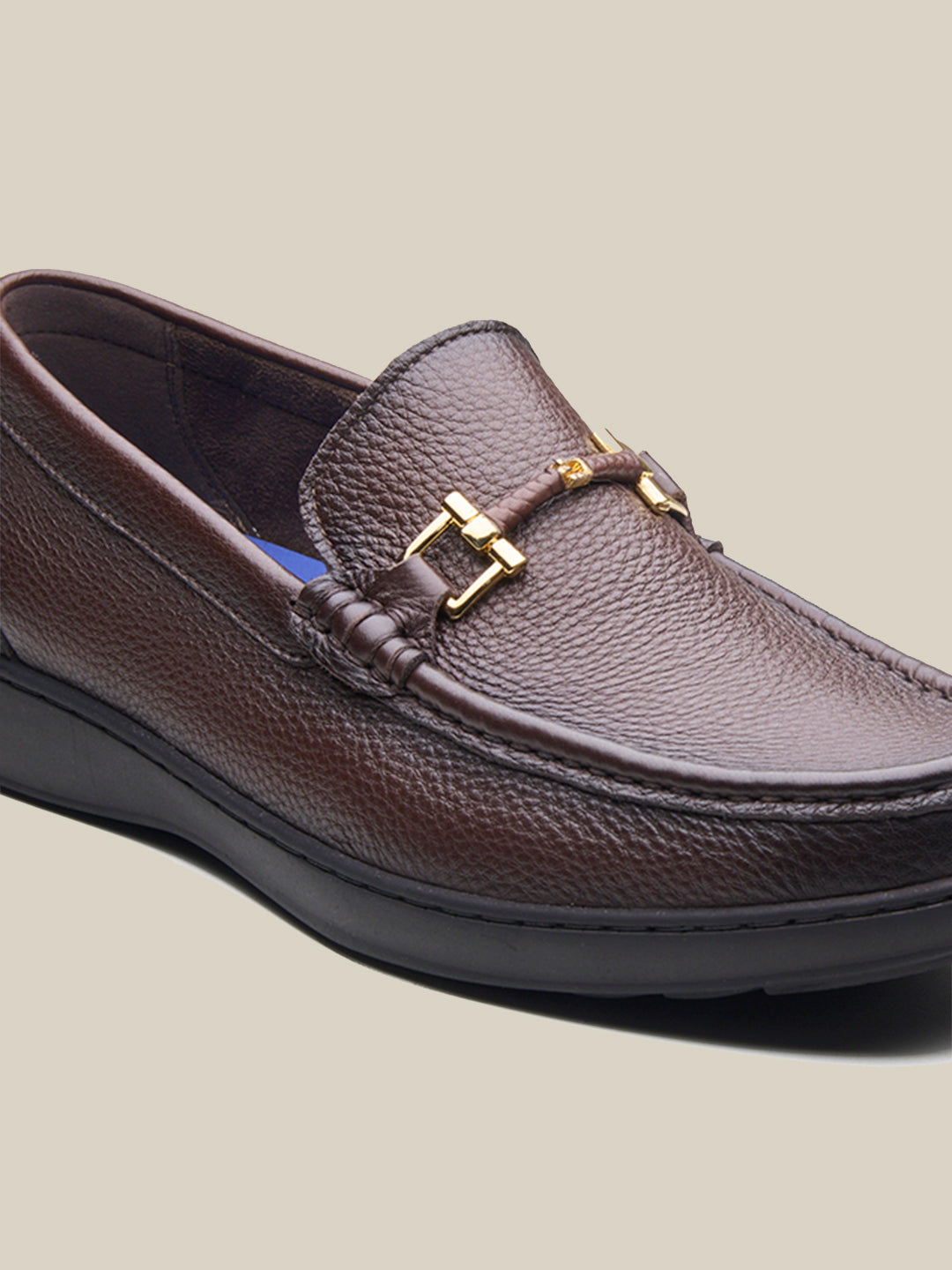 Alfonso Leather Comfort Shoes Brown