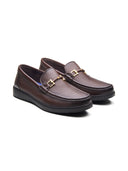 Alfonso Leather Comfort Shoes Brown