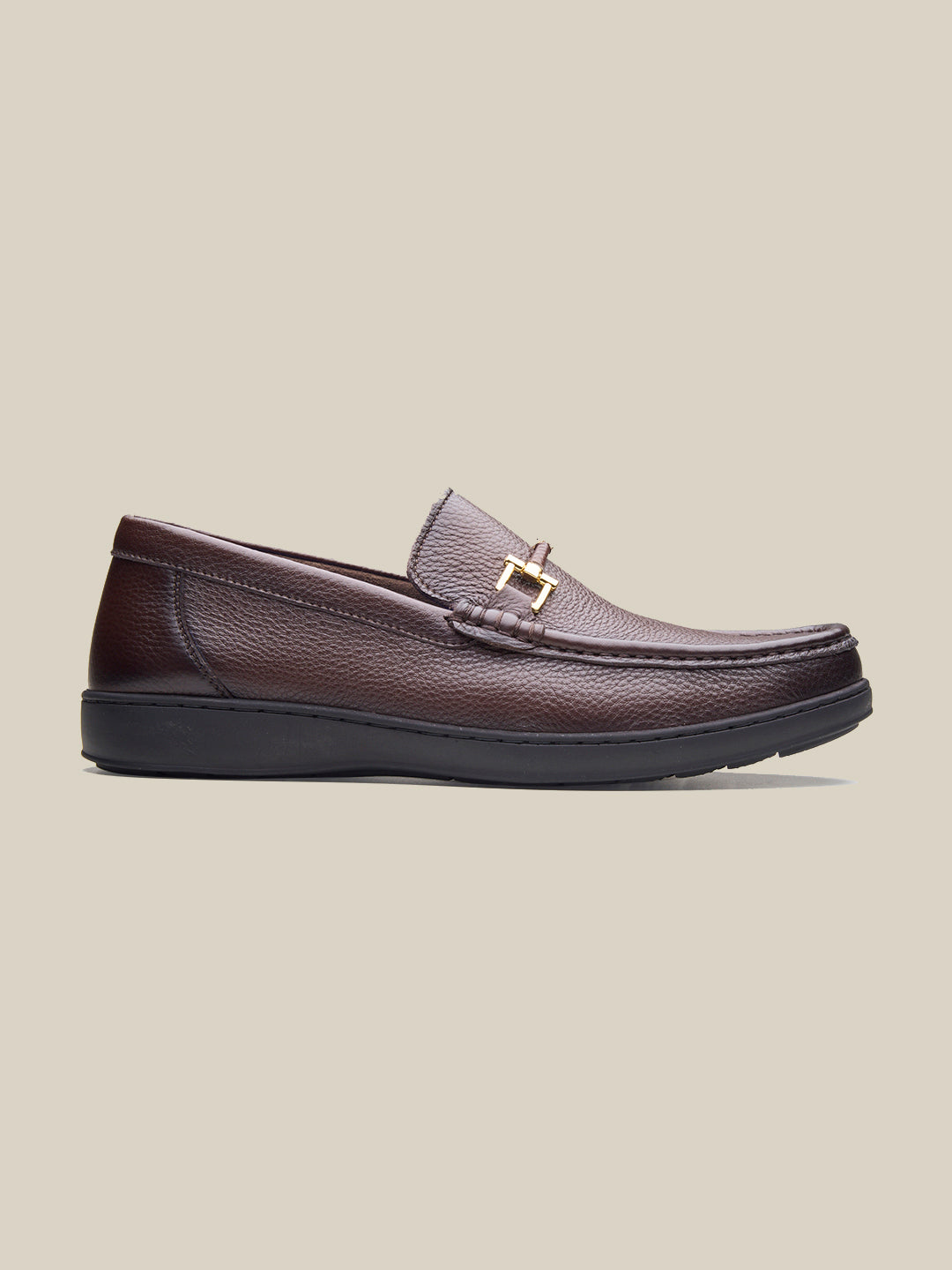Alfonso Leather Comfort Shoes Brown