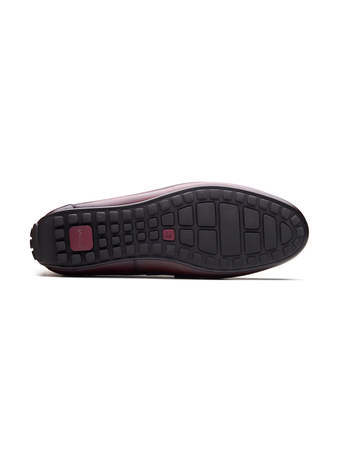 Paolo Leather Loafers Slip-on Shoe  Bordo