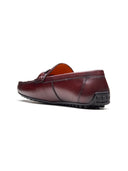 Paolo Leather Loafers Slip-on Shoe  Bordo