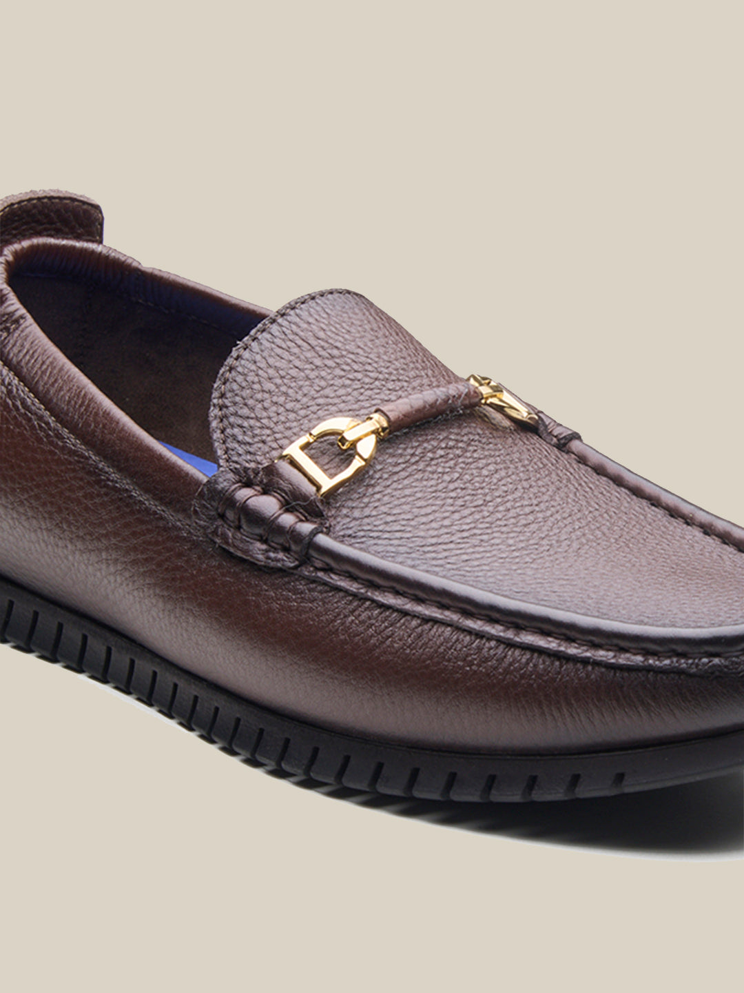 Ettore Leather Formals Shoes Brown