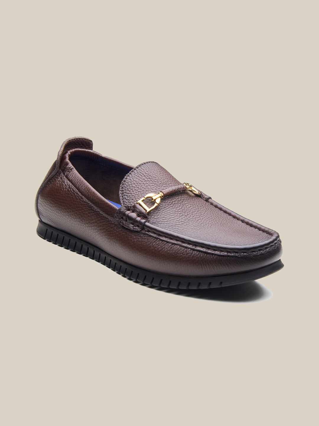Ettore Leather Formals Shoes Brown