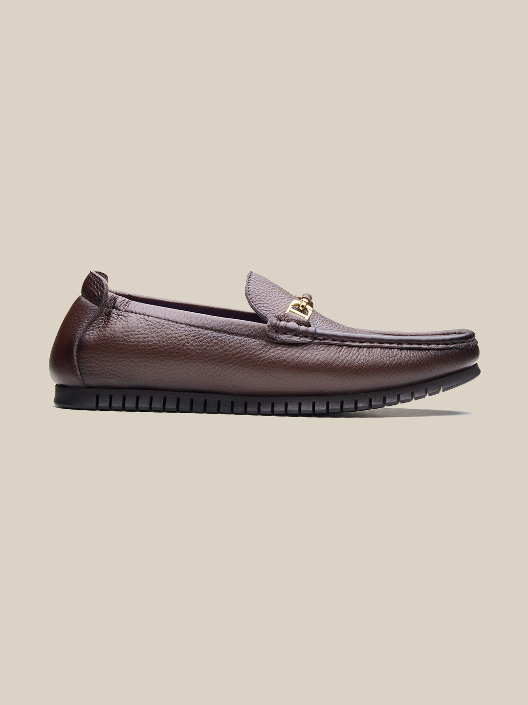 Ettore Leather Formals Shoes Brown