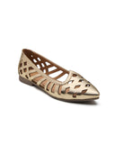 Michael Angelo's Aurora Ballerinas For Women (Gold)