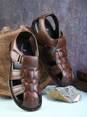 Saluzzo Sandals Brown