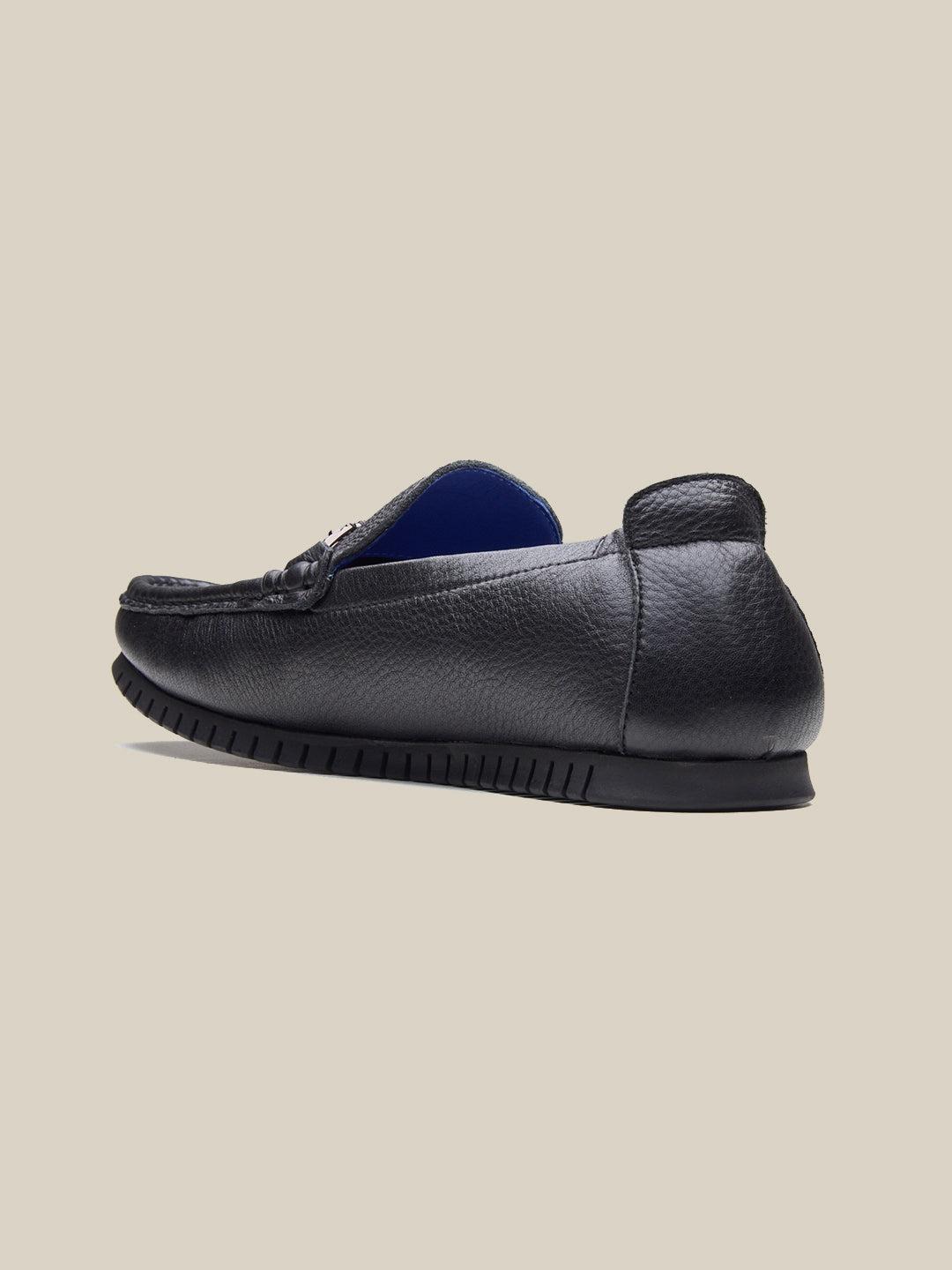 Ettore Leather Formals Shoes Black