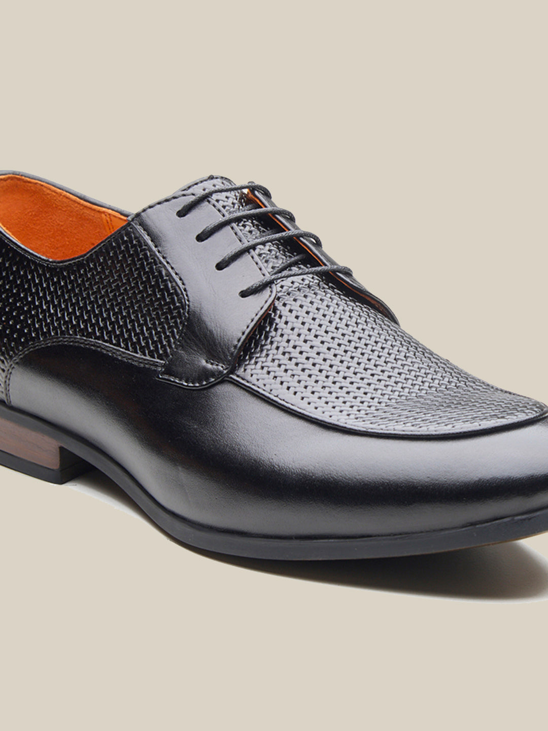 Kevin Leather Derby Shoes Black
