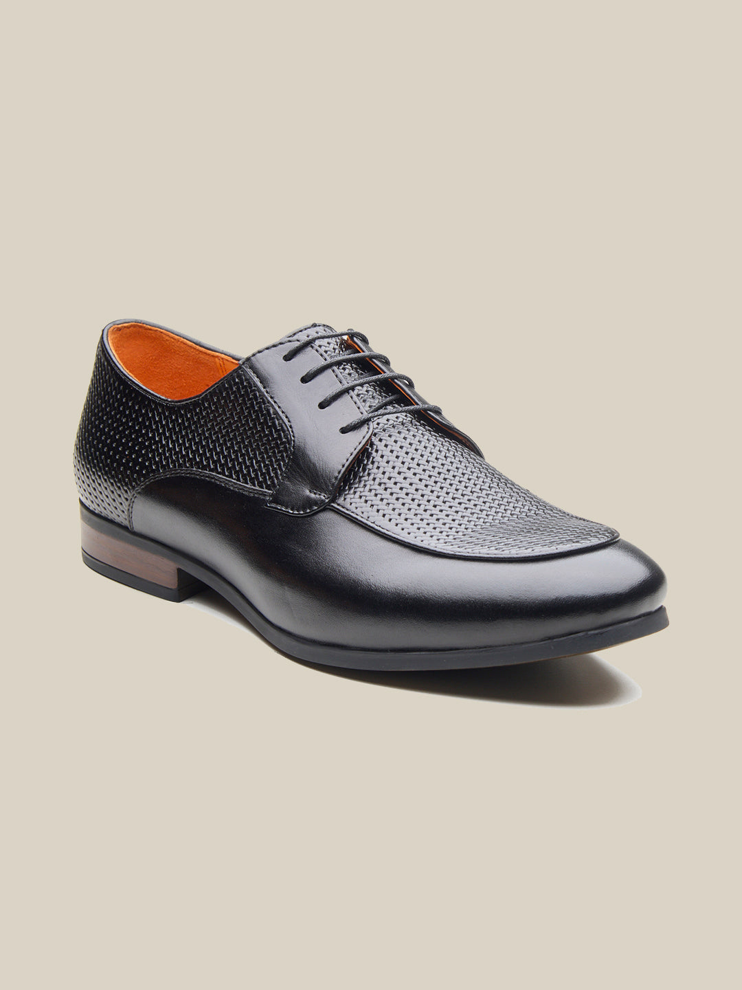 Kevin Leather Derby Shoes Black