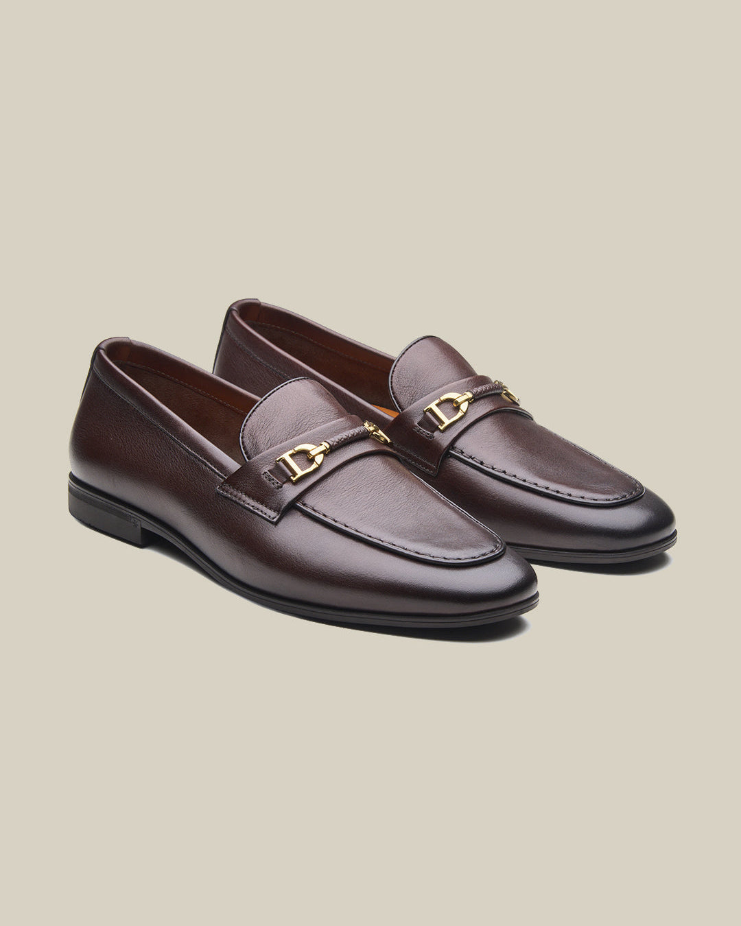 Fulvio Leather Formals Shoes Brown