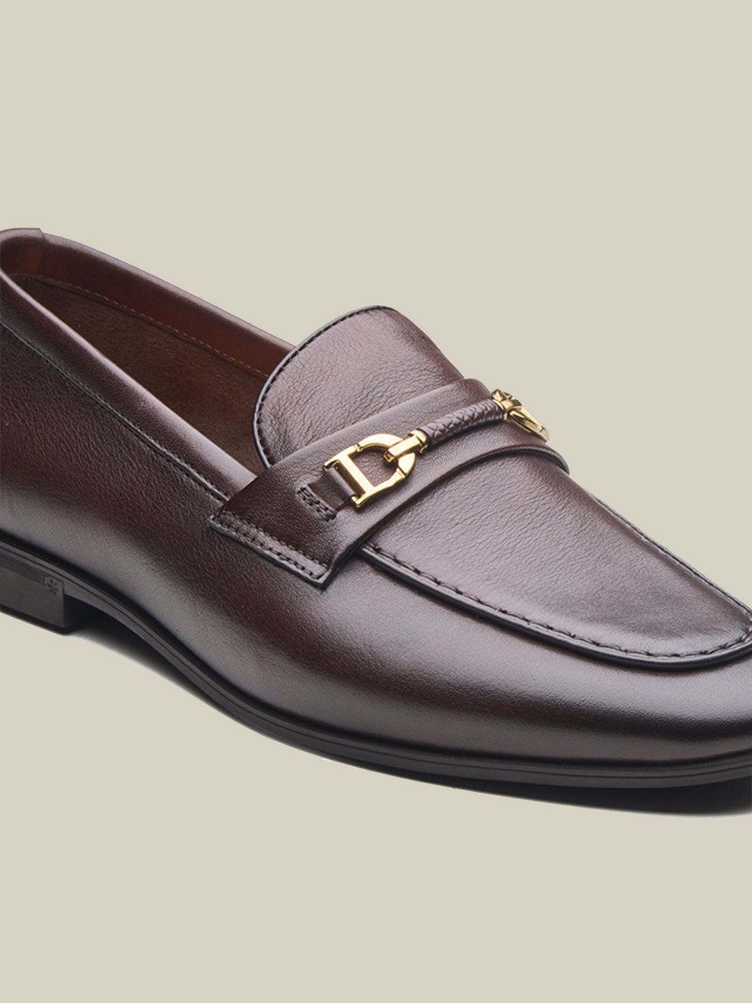 Fulvio Leather Formals Shoes Brown