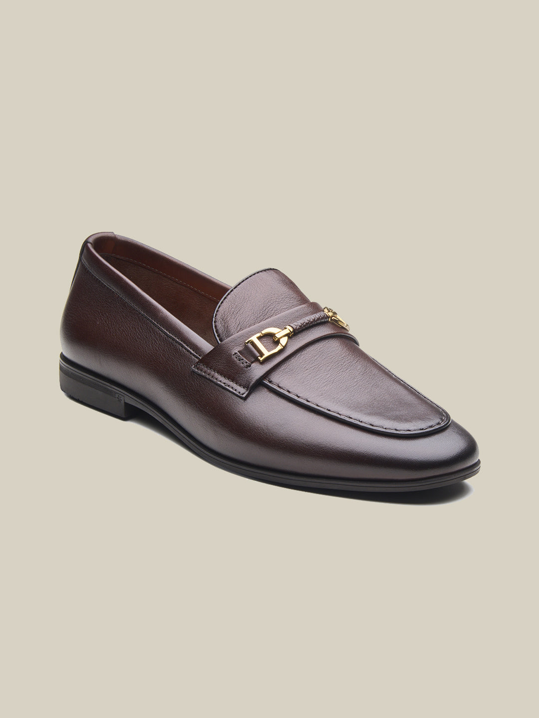 Fulvio Leather Formals Shoes Brown