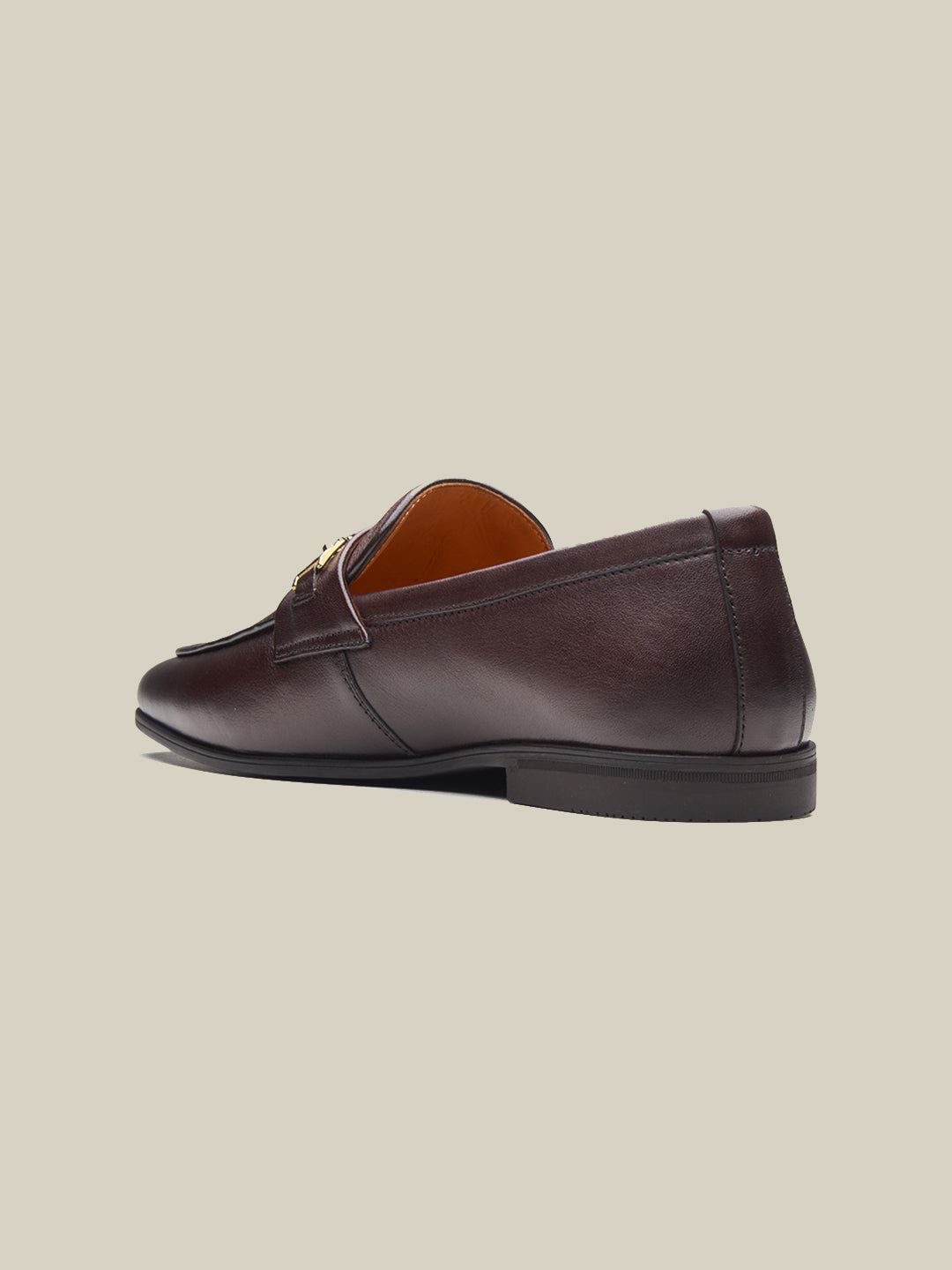 Fulvio Leather Formals Shoes Brown