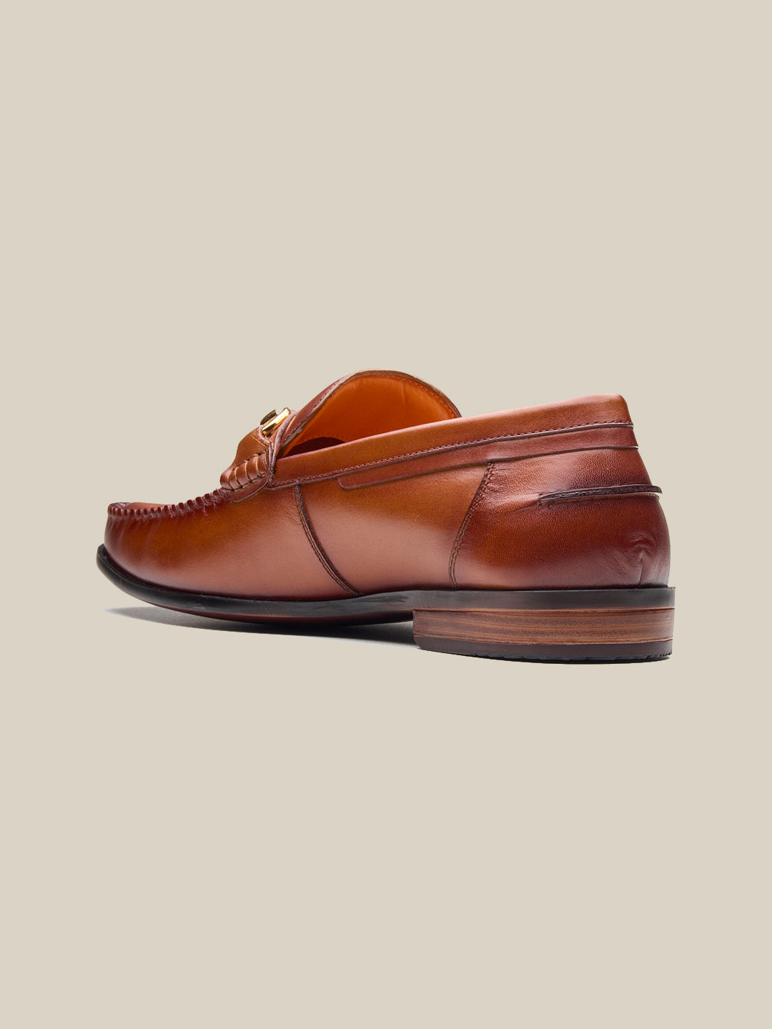 Renato Leather Loafers Slip-on Shoe Tan