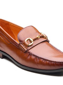 Renato Leather Loafers Slip-on Shoe Tan