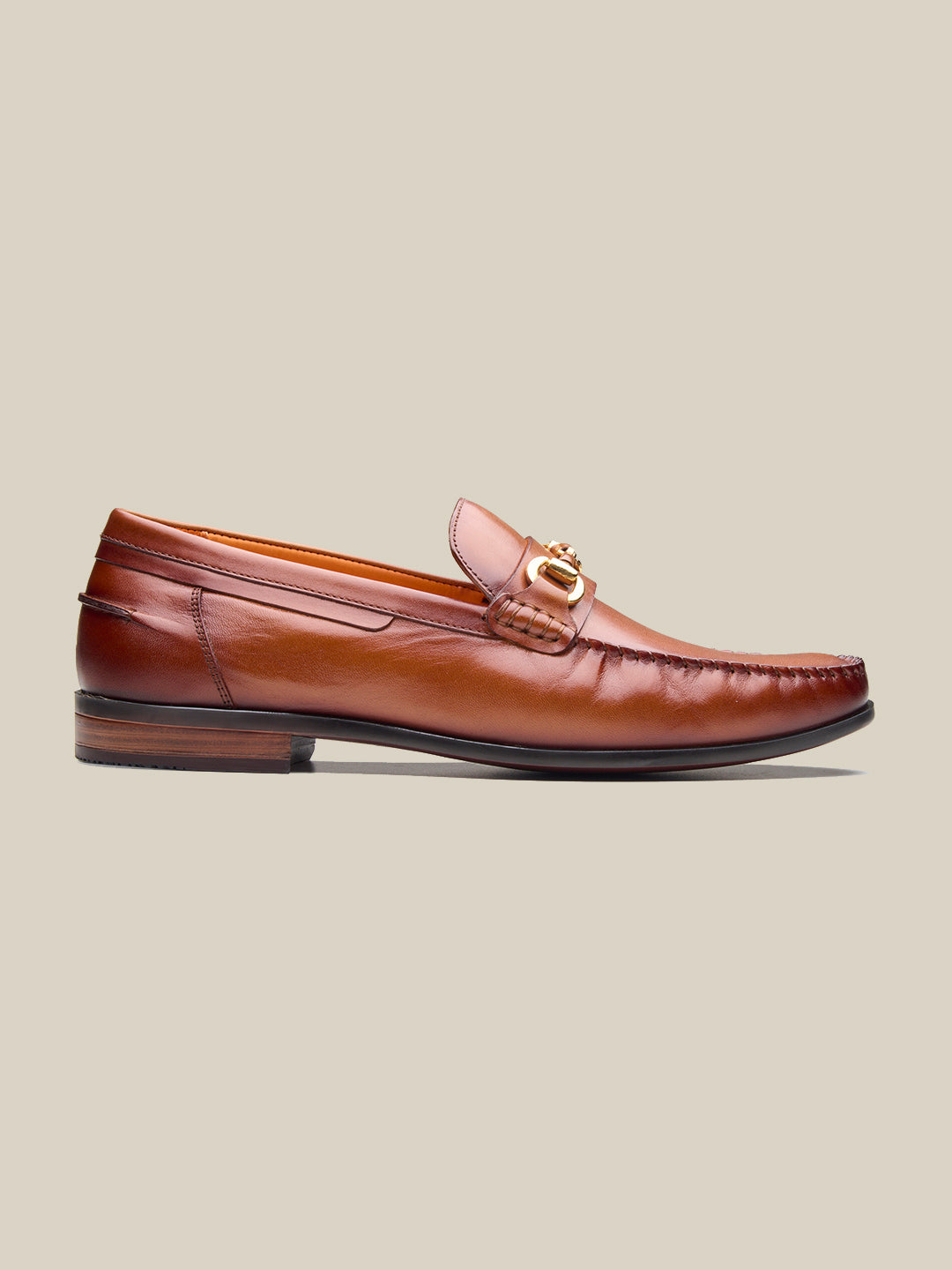 Renato Leather Loafers Slip-on Shoe Tan