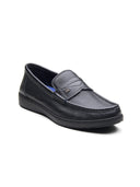 Antonio Leather Comfort Slip-on Shoes Black