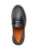 Carlo Leather Comfort  Slip-on Shoes Black