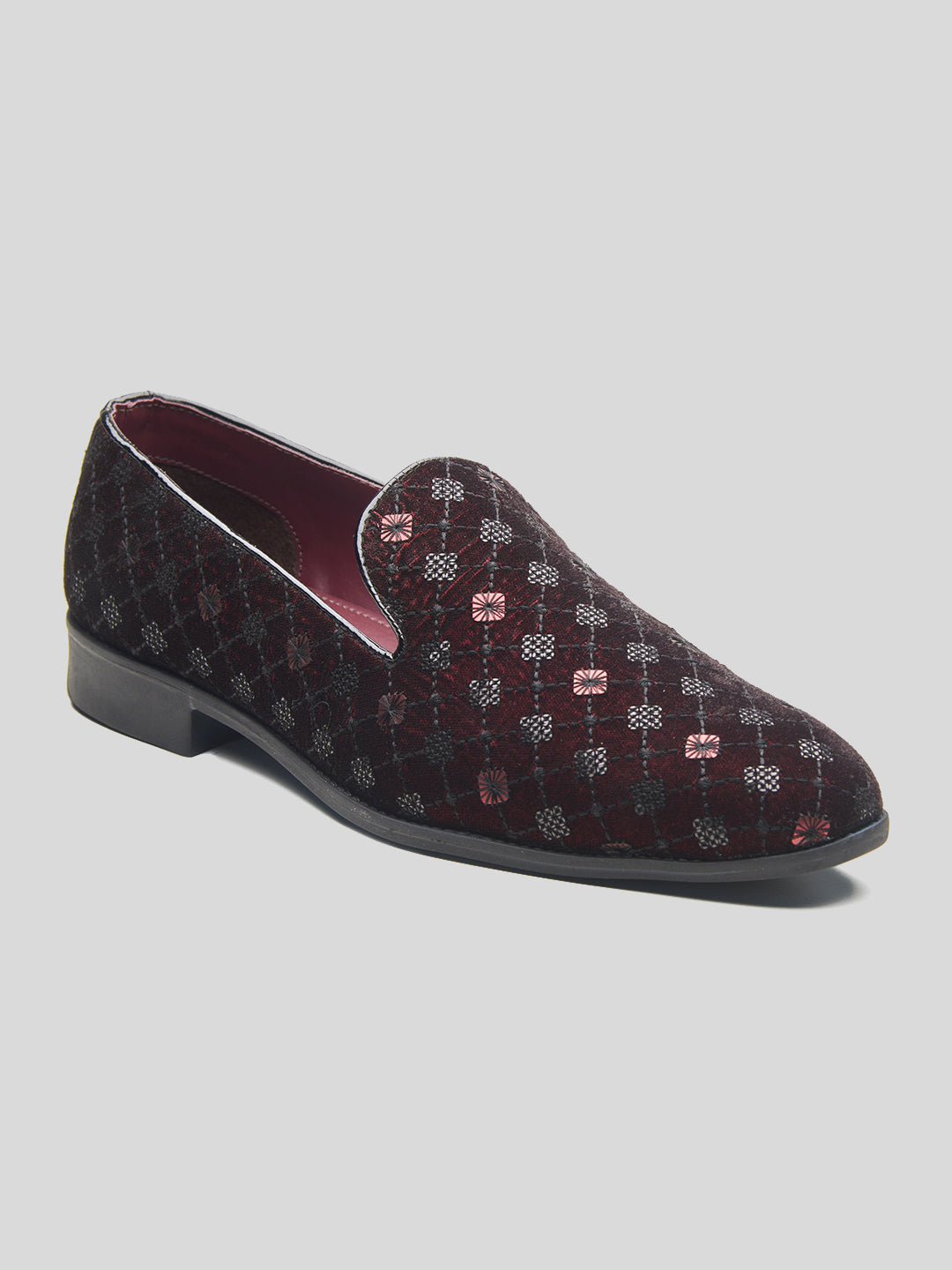 Parma Ethnic Slip Ons Cherry