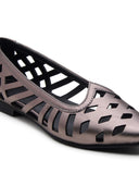 Michael Angelo's Aurora Ballerinas For Women (Gunmetal)