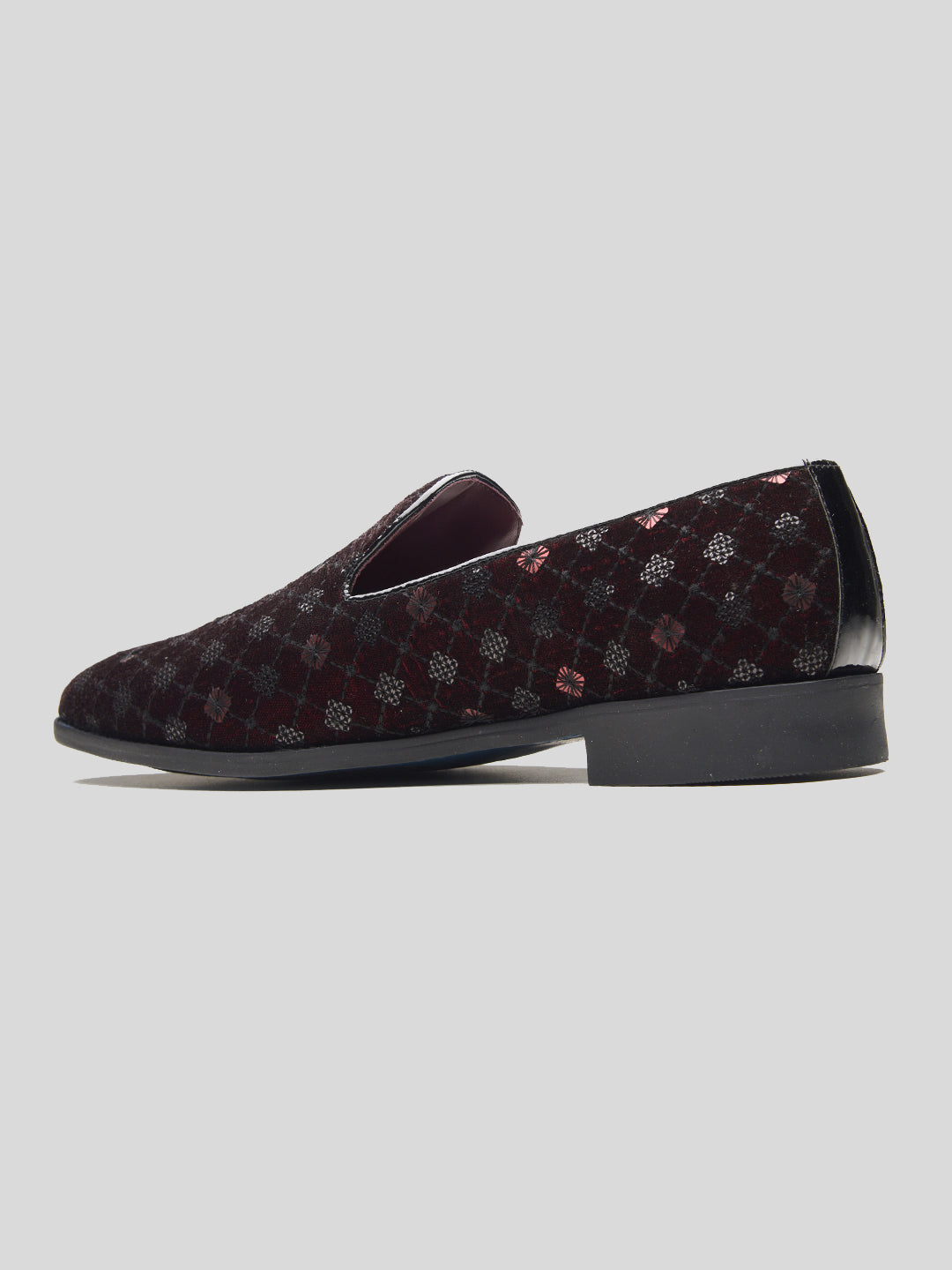 Parma Ethnic Slip Ons Cherry