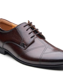 Lorenzo Leather Derby Shoes Brown