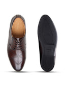 Lorenzo Leather Derby Shoes Brown