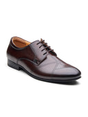 Lorenzo Leather Derby Shoes Brown
