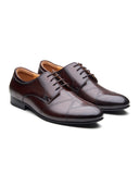 Lorenzo Leather Derby Shoes Brown