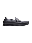 Ettore Leather Formals Shoes Black