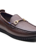 Ettore Leather Formals Shoes Brown
