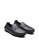Enzo Leather Loafers Black