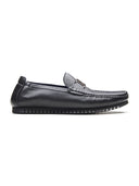Enzo Leather Loafers Black