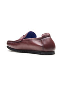 Enzo Leather Loafers Bordo