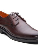 Andare Leather Lace Up Shoes Brown